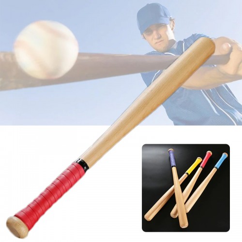 Solid Wood Polished Baseball Bat Wooden Outdoor Sports Fitness Equipment 